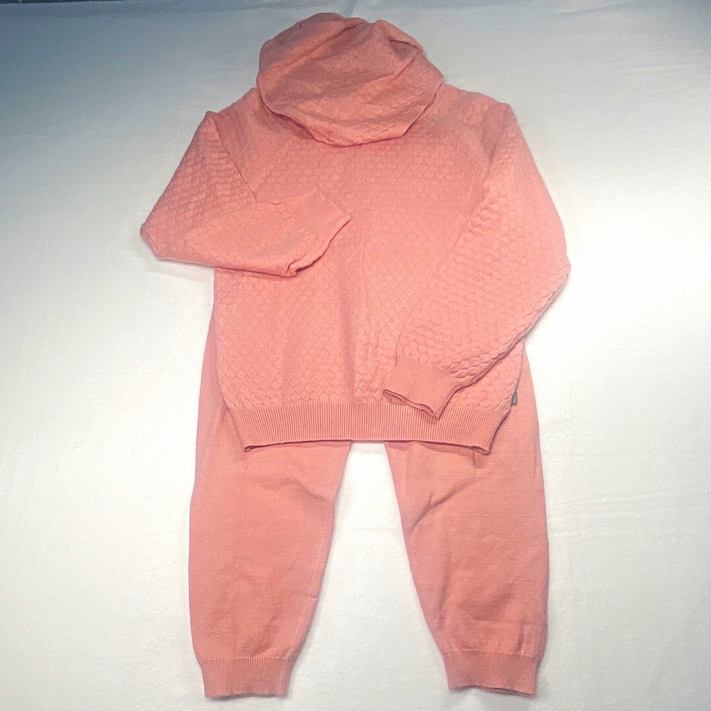 Modern Moments by Gerber Girls 5T Pink 2pc Knit Hoodie Pants Set